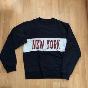 Brandy Melville navy New York Hoodie
